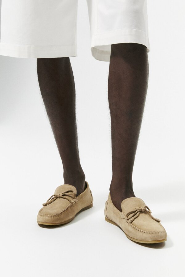 Mocassins Beige avec Nœud – Image 8