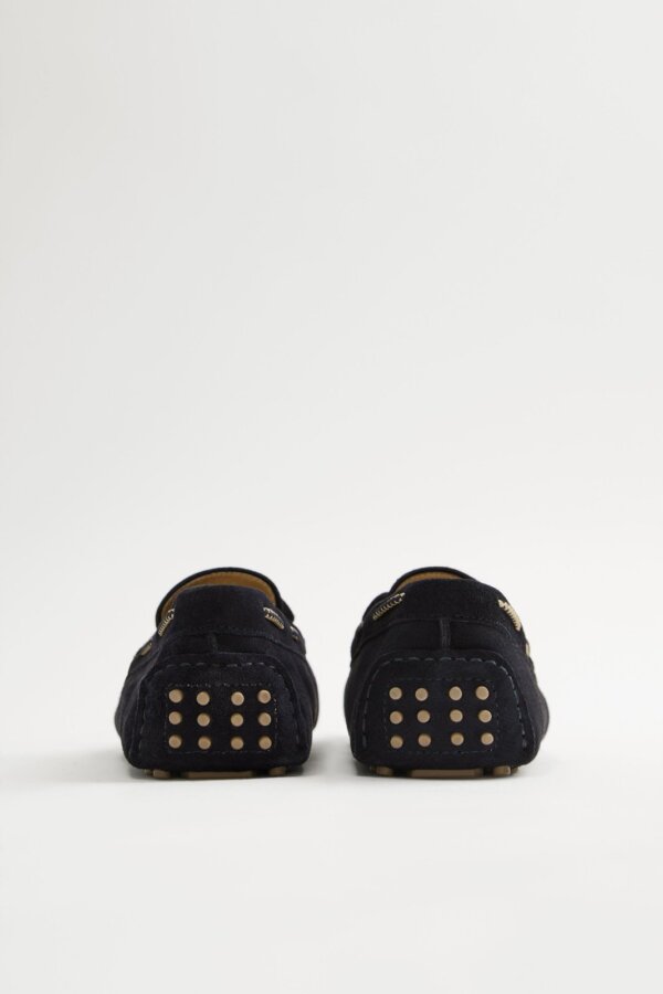 Mocassins Bleu Marine avec Noeud – Image 5