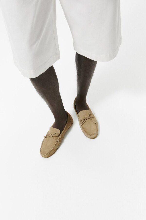Mocassins Beige avec Nœud – Image 6