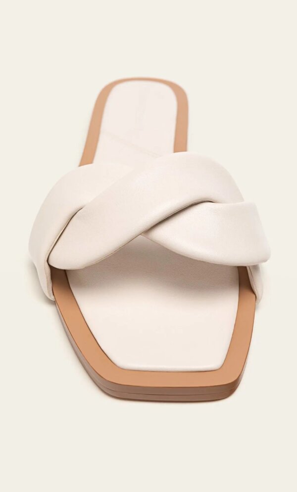 Mules Tressées Blanc – Image 5