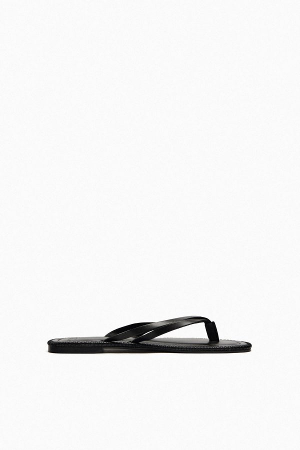 Mules en Cuir Noir – Image 2