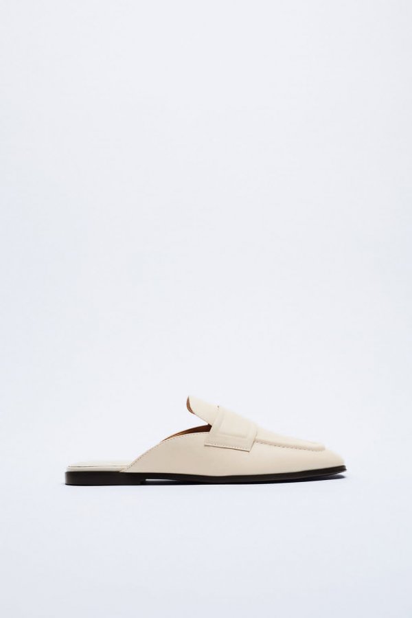 Mules en Cuir