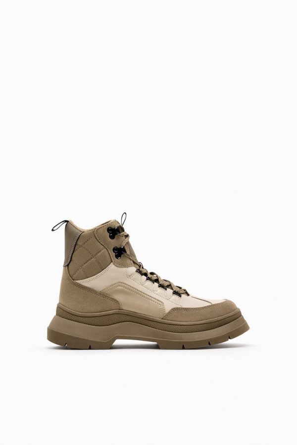 Bottines Kaki